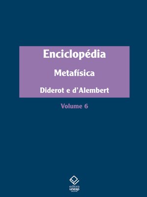 cover image of Enciclopédia, ou Dicionário razoado das ciências, das artes e dos ofícios